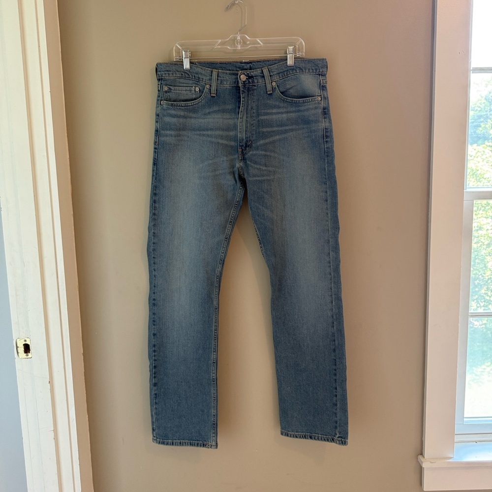 Levi's Men's 513 Straight Jeans in Light Blue